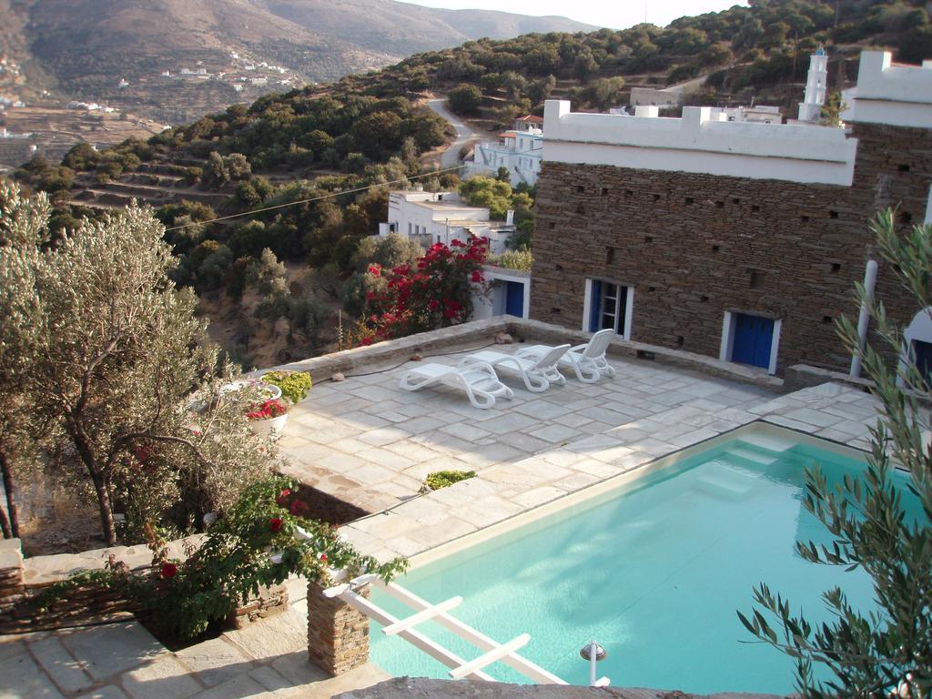 Anezas Mansion Stone-Built Traditional Villa Chones Bagian luar foto