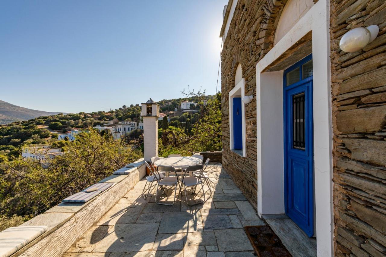 Anezas Mansion Stone-Built Traditional Villa Chones Bagian luar foto