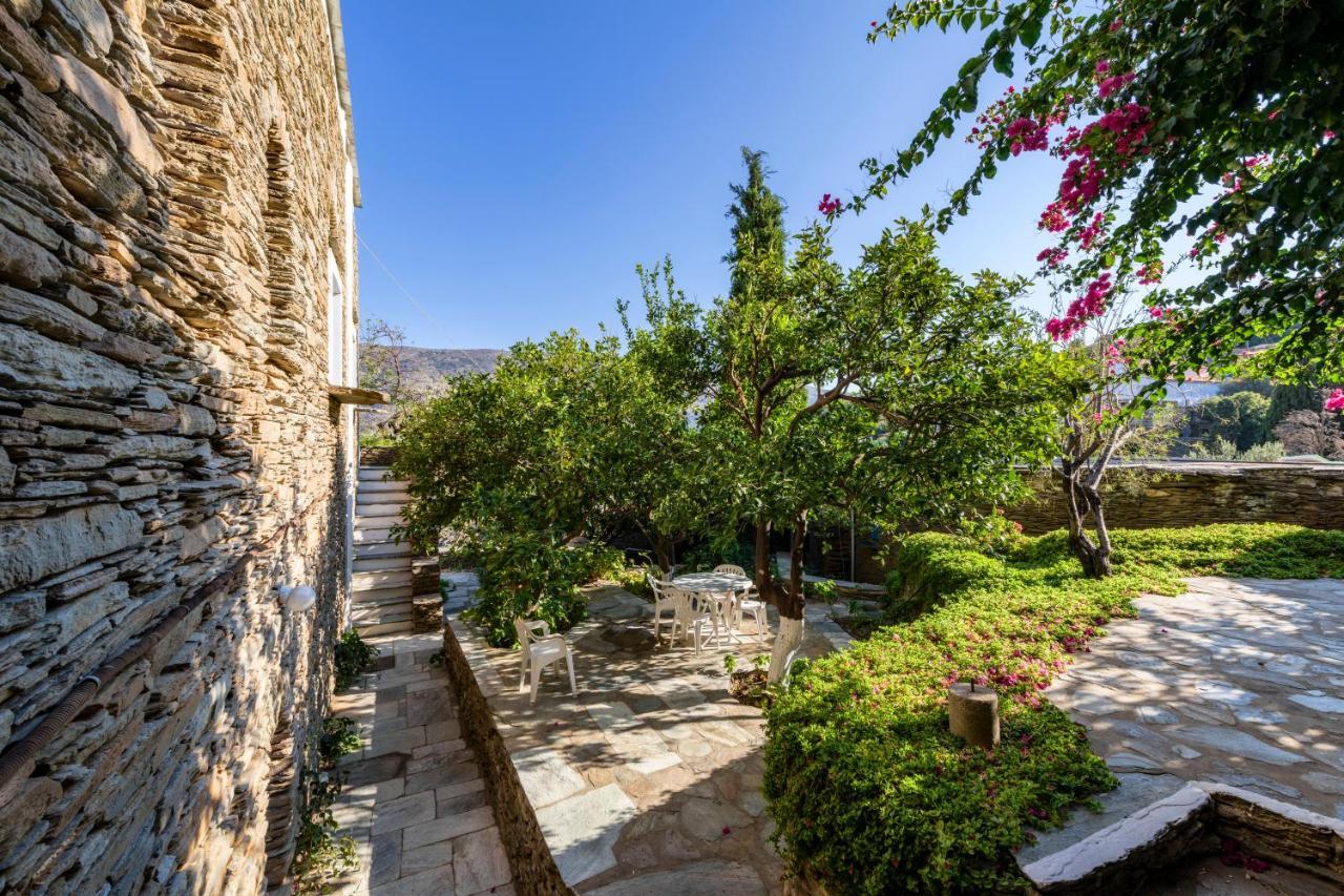 Anezas Mansion Stone-Built Traditional Villa Chones Bagian luar foto