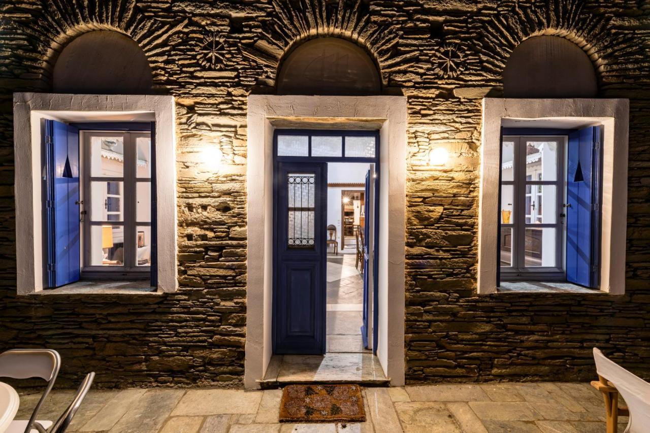 Anezas Mansion Stone-Built Traditional Villa Chones Bagian luar foto